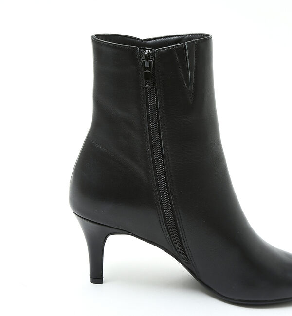 AU BANNISTER「【最高ブーツ/ 6.5cmヒール】ポインテッドトゥショートブーツ」|ショートブーツ|