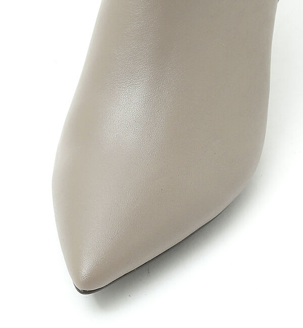 AU BANNISTER「【最高ブーツ/ 6.5cmヒール】ポインテッドトゥショートブーツ」|ショートブーツ|