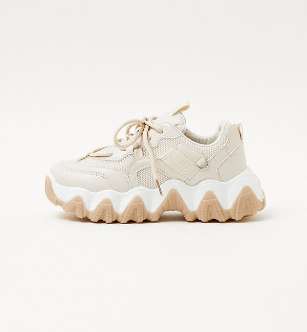 AU BANNISTER「【LAROUTE/軽量】レースアップ 厚底スニーカー」|スニーカー|