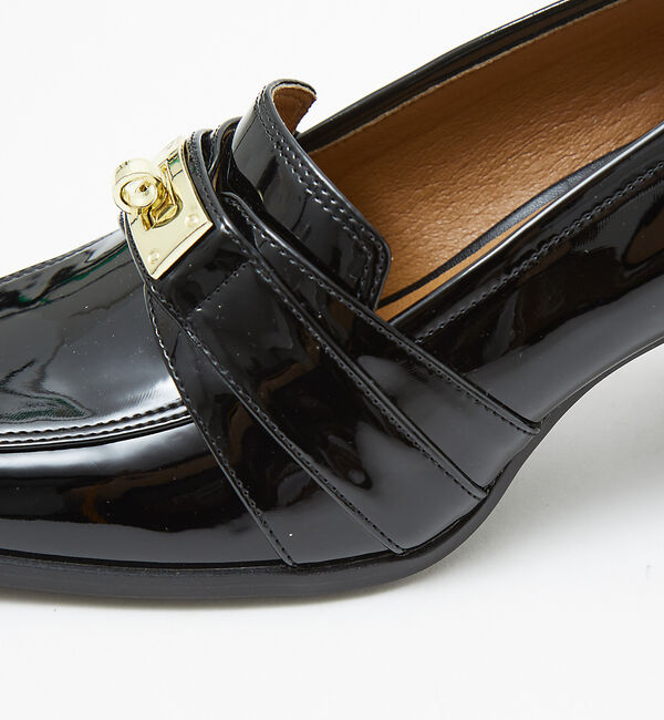 AU BANNISTER「【晴雨兼用】ヒールアップローファー」|レインシューズ|