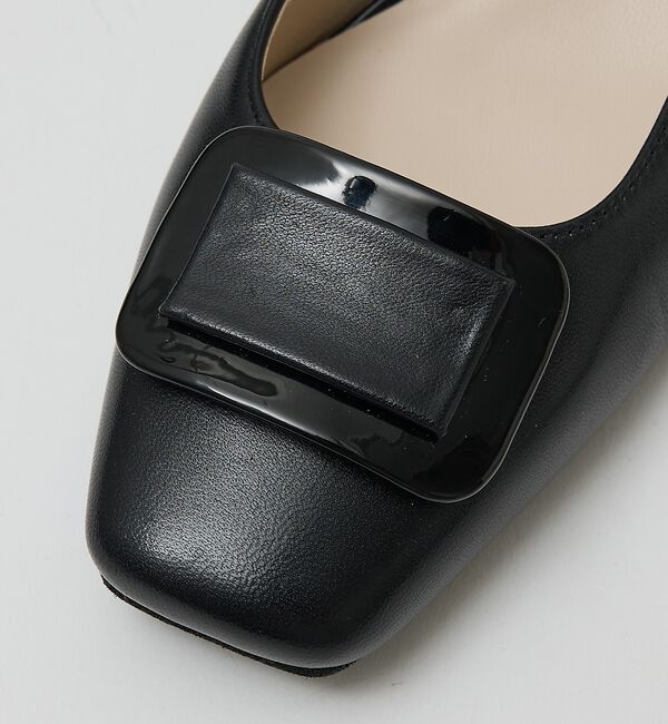 AU BANNISTER「スクエアモチーフパンプス」|パンプス|