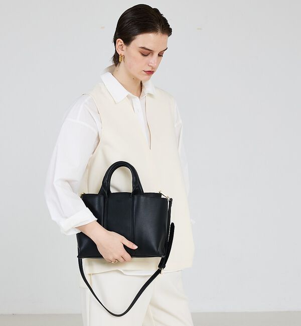 LOWELL things「Ordi/ダブルポケット2WAYトート」|ショルダー・メッセンジャー|