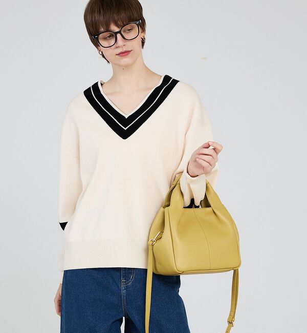 LOWELL things「Mellow/ソフトレザーオープントート/ミニ」|トートバッグ|