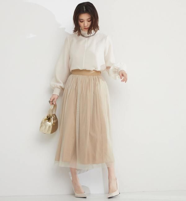 TIARA「リバーシブルチュールスカート」|スカート|