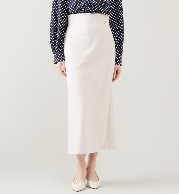 TIARA「ストレッチタイトスカート」|スカート|ライトベージュ