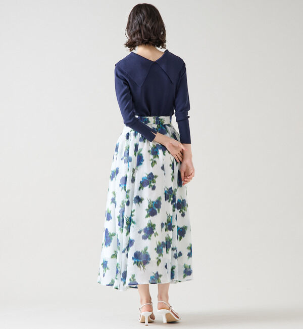 TIARA「ビッグカラーコンパクトニット」|ニット・セーター|