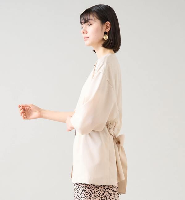 TIARA「リボンベルトジャケット」|シャツ・ブラウス|