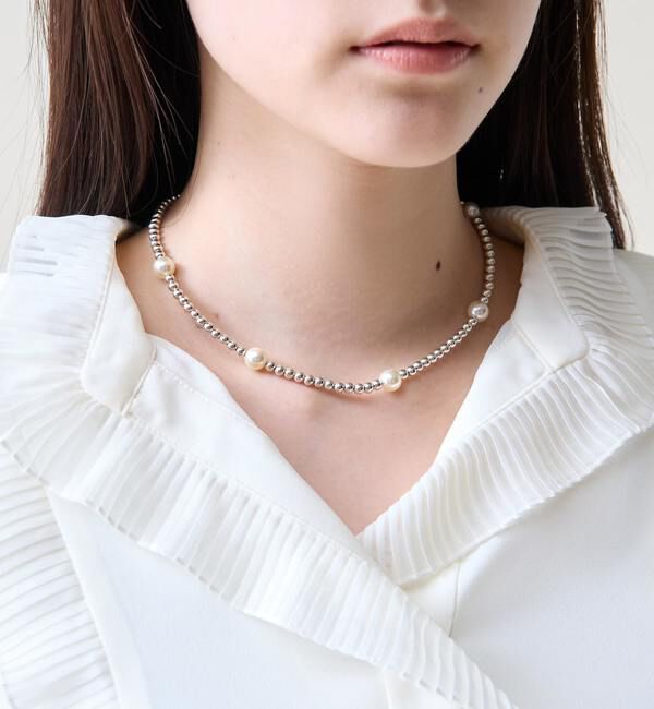 TIARA「《別注》【PHILIPPE AUDIBERT/フィリップオーディベール】パールネックレス（COS6824:AR）」|ブレスレット・バングル|