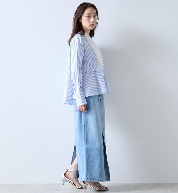 TIARA「《別注》【MARILYN MOON/マリリンムーン】フロントフリルブラウス」|シャツ・ブラウス|