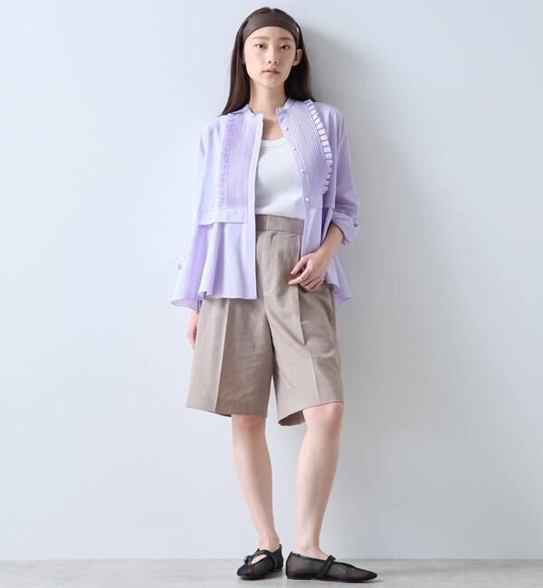 TIARA「《別注》【MARILYN MOON/マリリンムーン】フロントフリルブラウス」|シャツ・ブラウス|