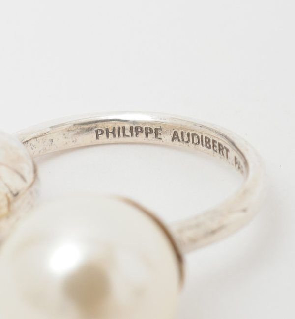 TIARA「【PHILIPPE AUDIBERT/フィリップオーディベール】パールリング（BG6196:AR）」|リング|