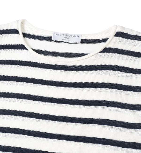 TIARA「【TRICOTS JEAN MARC/トリコットジーンマルク】ボーダーノースリーブニット（COHI）」|ニット・セーター|