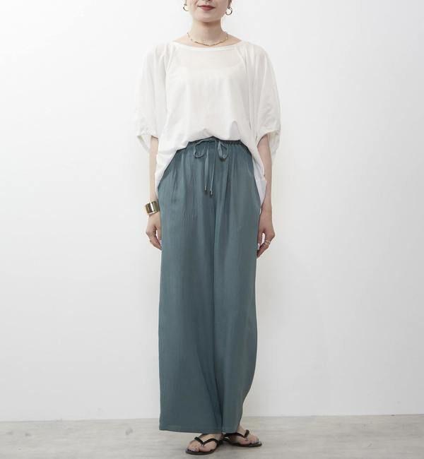 Liesse「ギャザードルマンブラウス」|Tシャツ・カットソー|