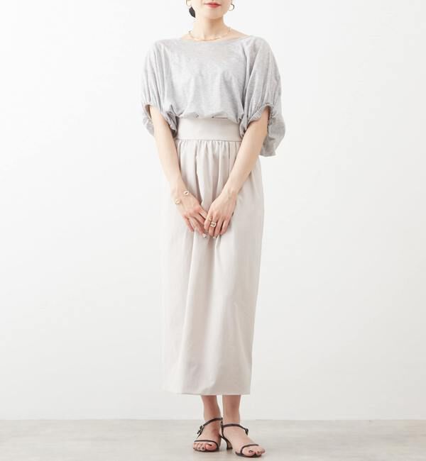 Liesse「ギャザードルマンブラウス」|Tシャツ・カットソー|