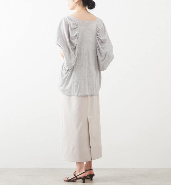 Liesse「ギャザードルマンブラウス」|Tシャツ・カットソー|