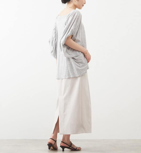 Liesse「ギャザードルマンブラウス」|Tシャツ・カットソー|