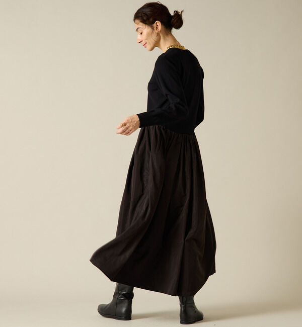 Liesse「布帛コンビニットワンピース」|ワンピース|