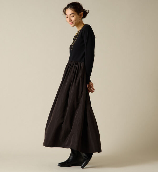 Liesse「布帛コンビニットワンピース」|ワンピース|