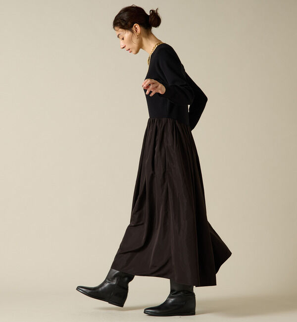 Liesse「布帛コンビニットワンピース」|ワンピース|