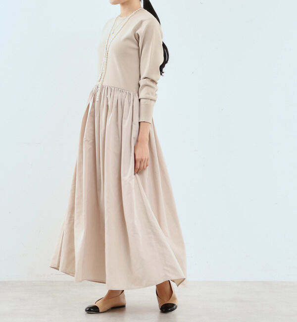 Liesse「布帛コンビニットワンピース」|ワンピース|