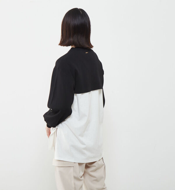 Soffitto「短丈レイヤードニット」|ニット・セーター|