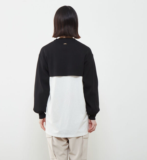 Soffitto「短丈レイヤードニット」|ニット・セーター|