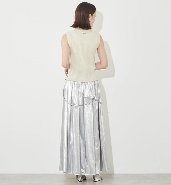 Soffitto「《定番》ランダムリブノースリーブニット」|ニット・セーター|