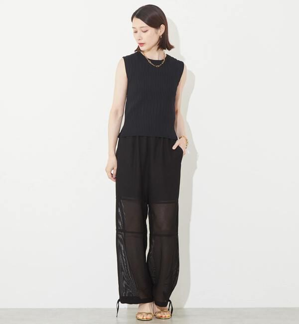 Soffitto「《定番》ランダムリブノースリーブニット」|ニット・セーター|