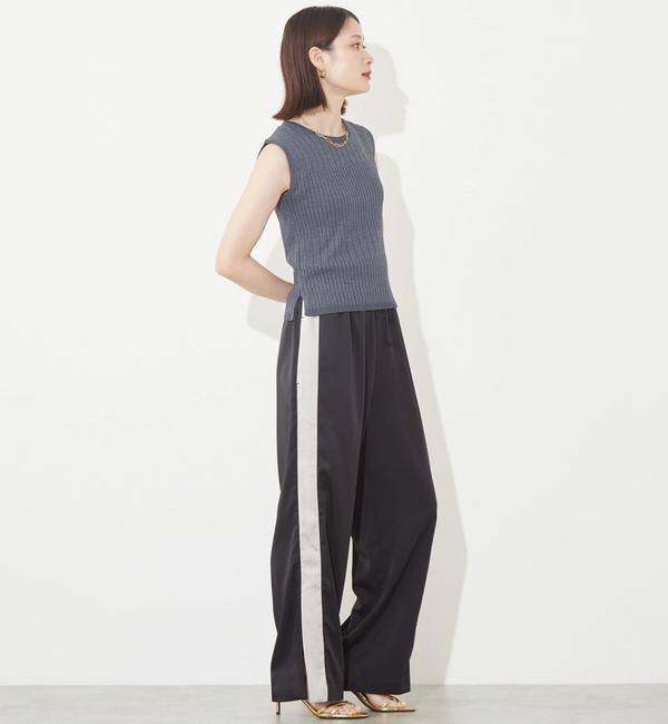 Soffitto「《定番》ランダムリブノースリーブニット」|ニット・セーター|