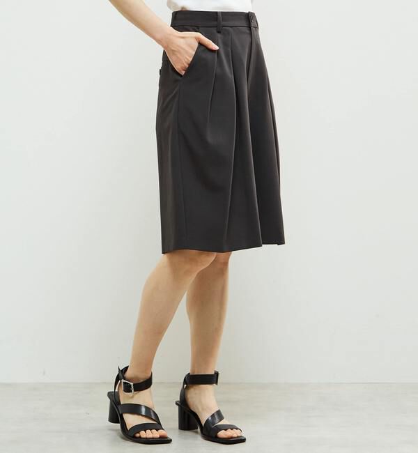 Soffitto「多機能ストレッチ素材麻混ショート丈パンツ」|その他|