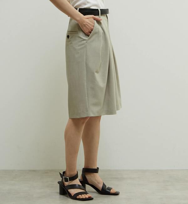 Soffitto「多機能ストレッチ素材麻混ショート丈パンツ」|その他|