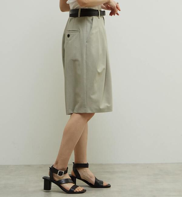 Soffitto「多機能ストレッチ素材麻混ショート丈パンツ」|その他|