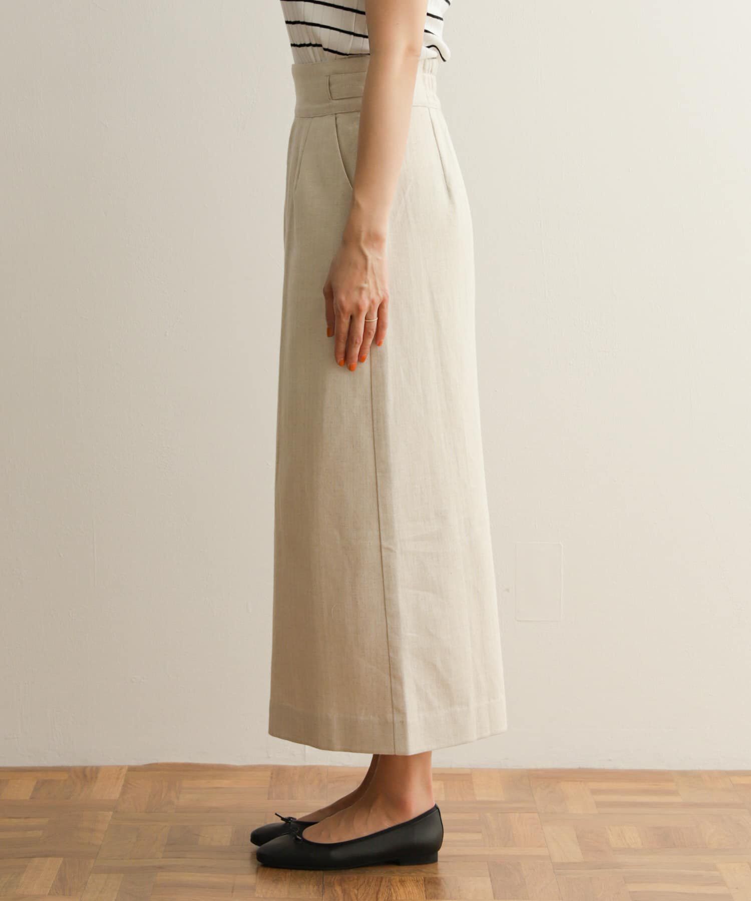 URBAN RESEARCH DOORS「コットンリネングルカスカート」|スカート|