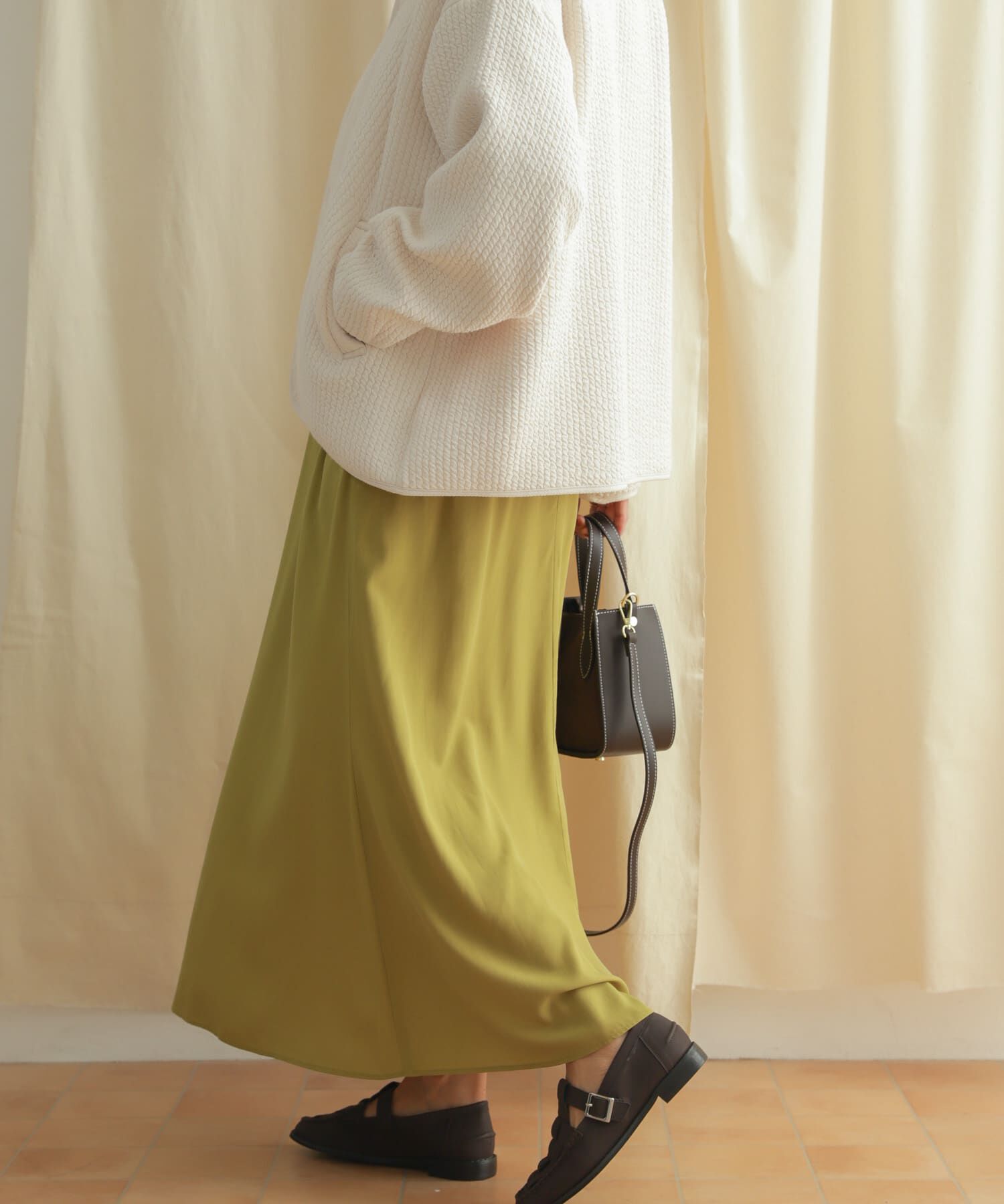 URBAN RESEARCH DOORS「フレアロングスカート」|スカート|