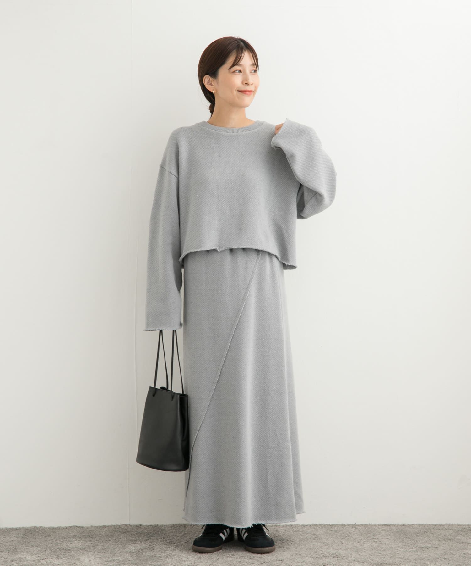 URBAN RESEARCH DOORS「ローゲージインレイイージースカート」|スカート|