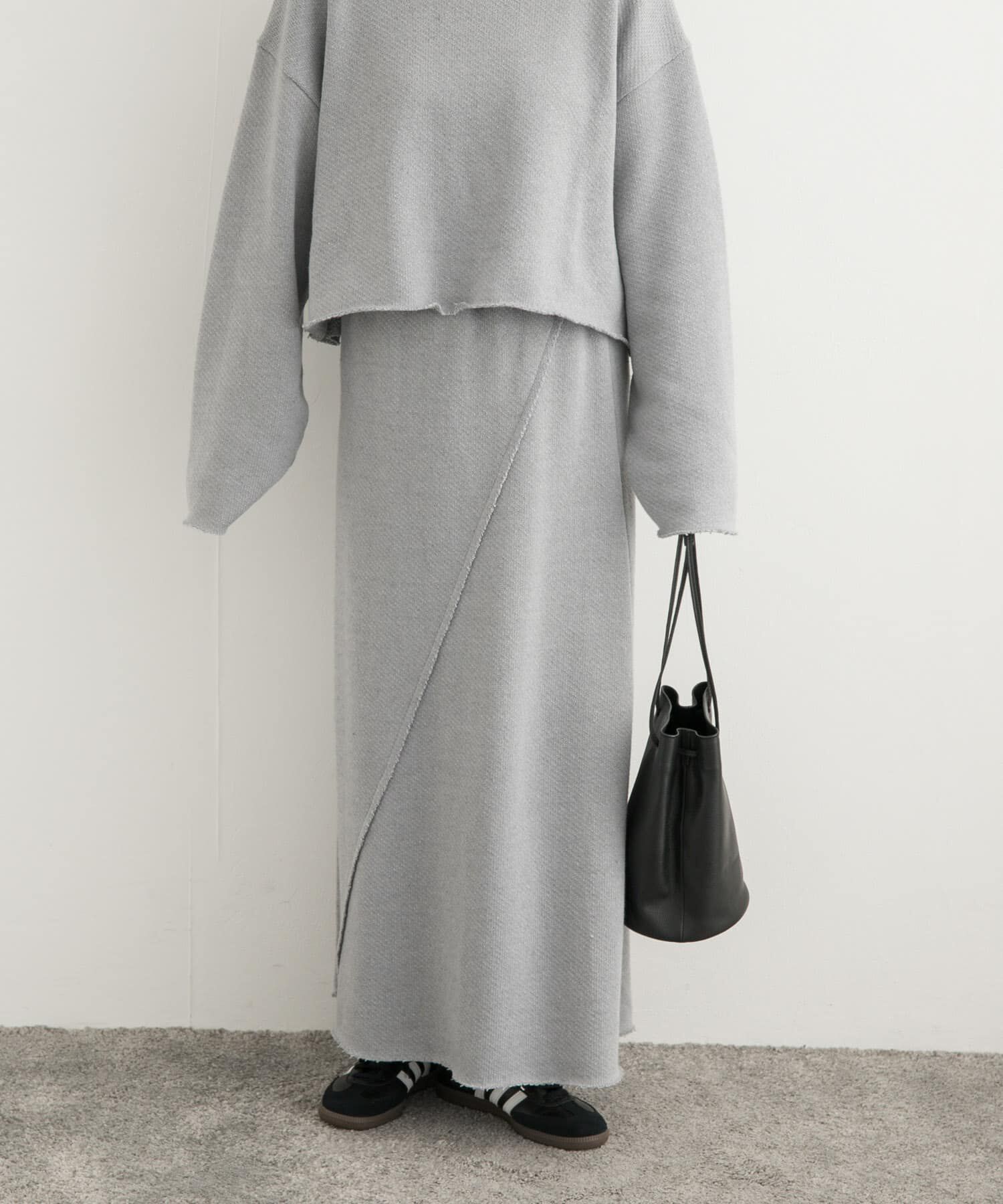 URBAN RESEARCH DOORS「ローゲージインレイイージースカート」|スカート|