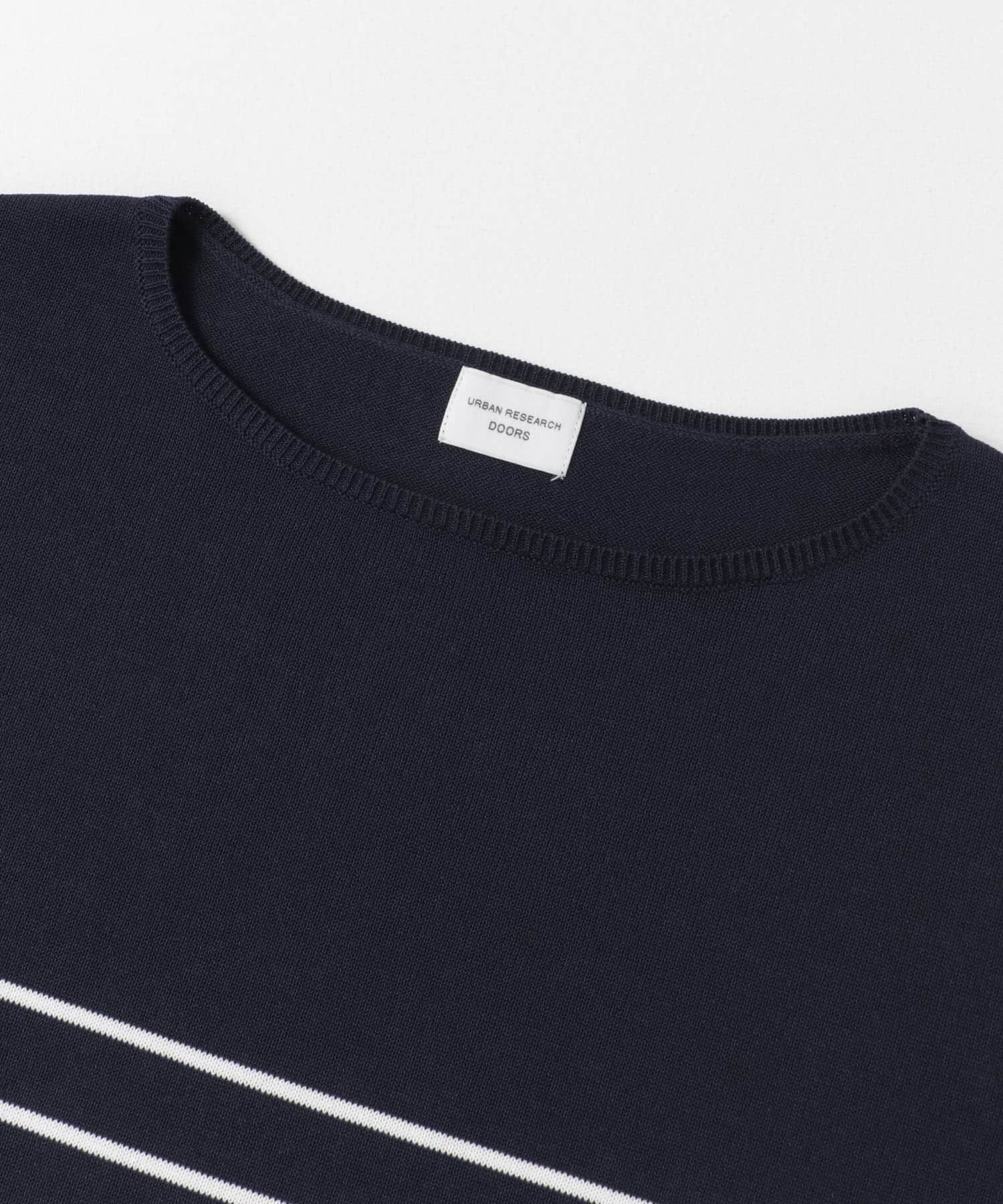 URBAN RESEARCH DOORS「ウォッシャブルUVボーダーニット」|ニット・セーター|