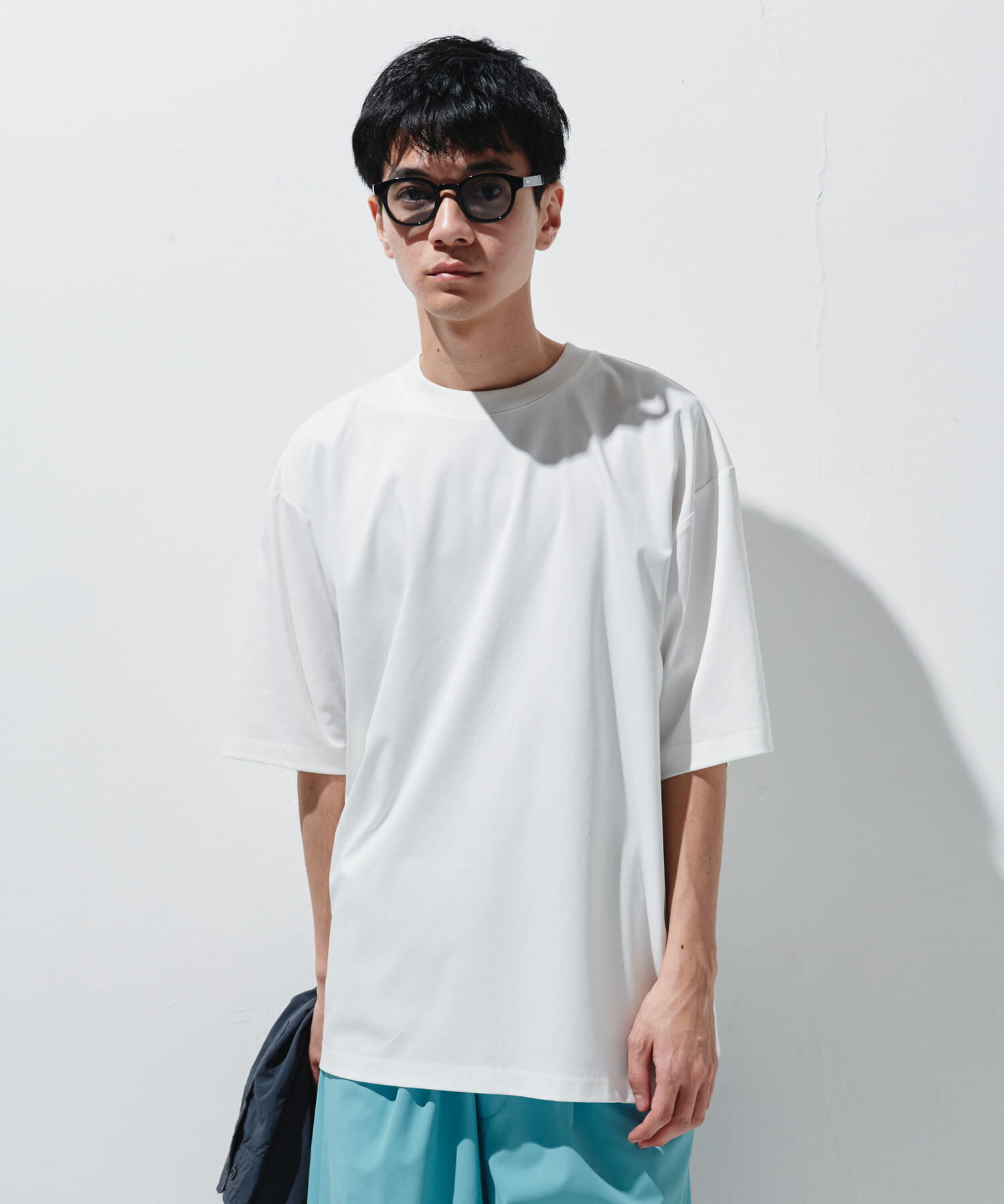 URBAN RESEARCH DOORS「『UR TECH』サマシェア クルーネックTシャツ」|Tシャツ・カットソー|