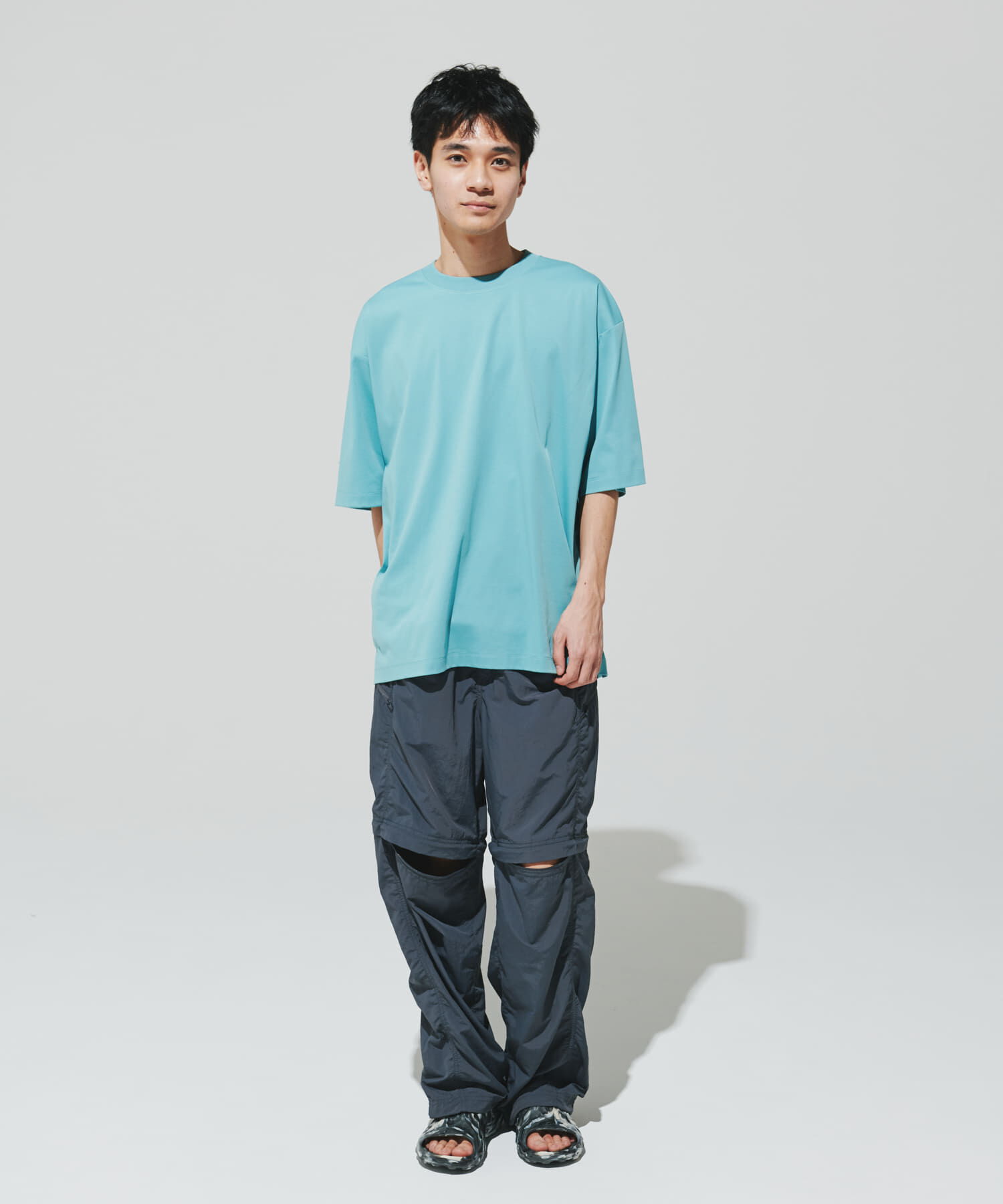 URBAN RESEARCH DOORS「『UR TECH』サマシェア クルーネックTシャツ」|Tシャツ・カットソー|