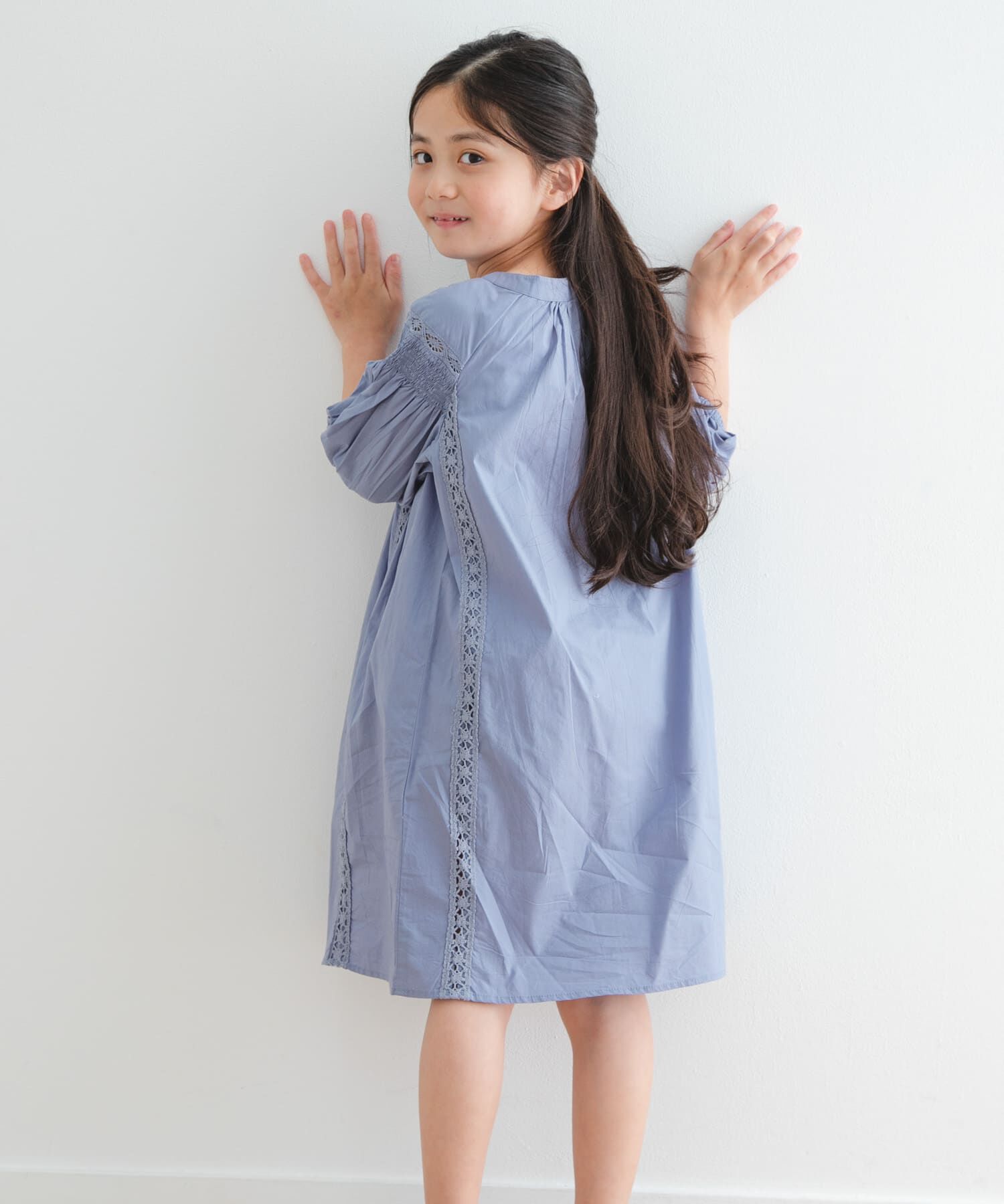 URBAN RESEARCH DOORS「ハシゴレースワンピース(KIDS)」|ワンピース|