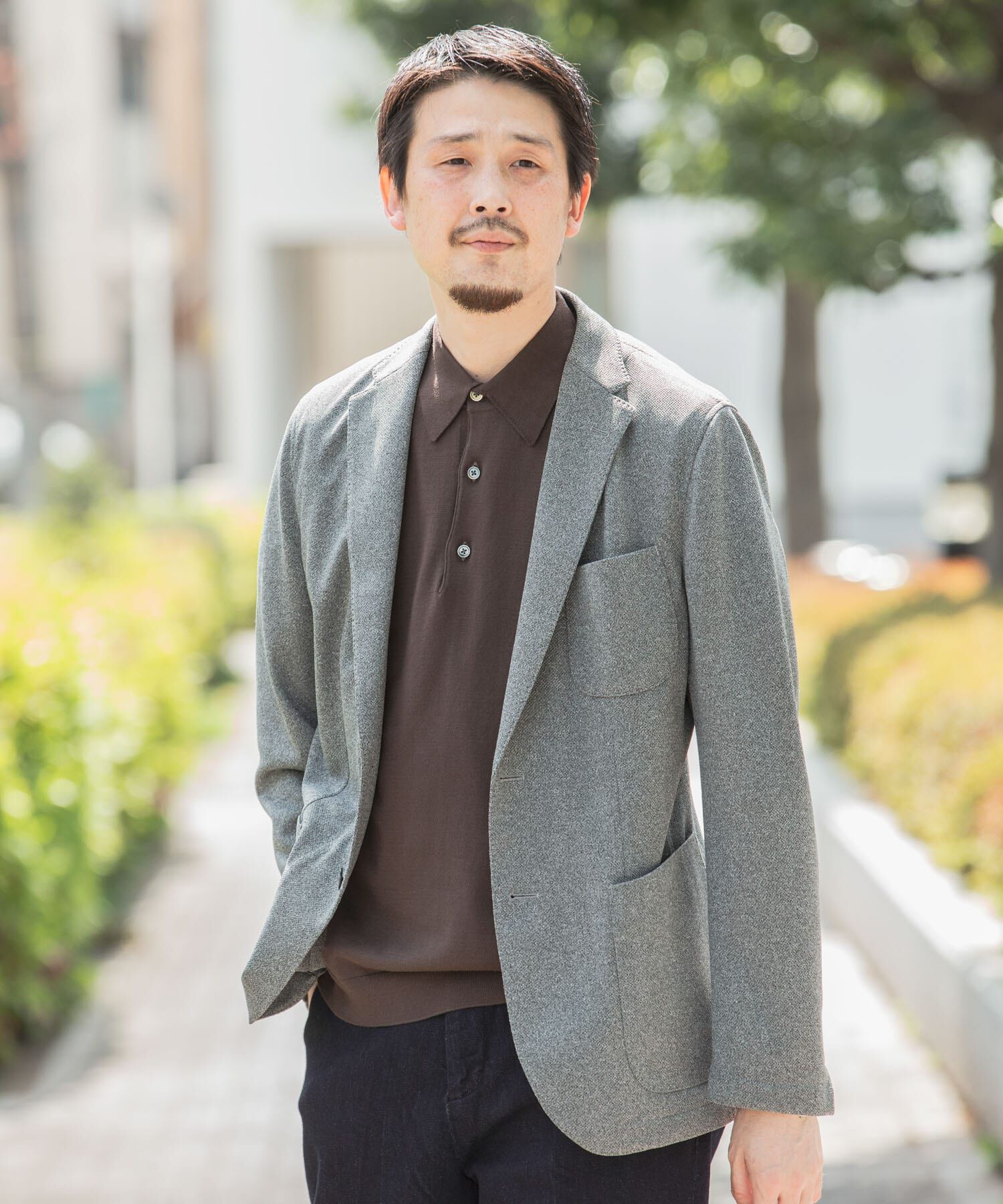 URBAN RESEARCH DOORS「『イージーケア/防シワ/速乾』LIFE STYLE TAILOR　メランジニットイージーJK」|その他|