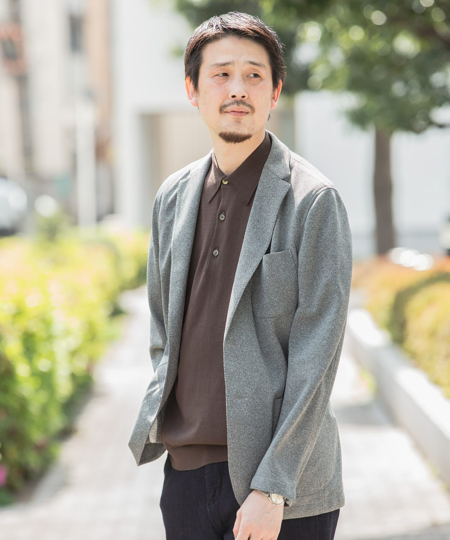 URBAN RESEARCH DOORS「『イージーケア/防シワ/速乾』LIFE STYLE TAILOR　メランジニットイージーJK」|その他|