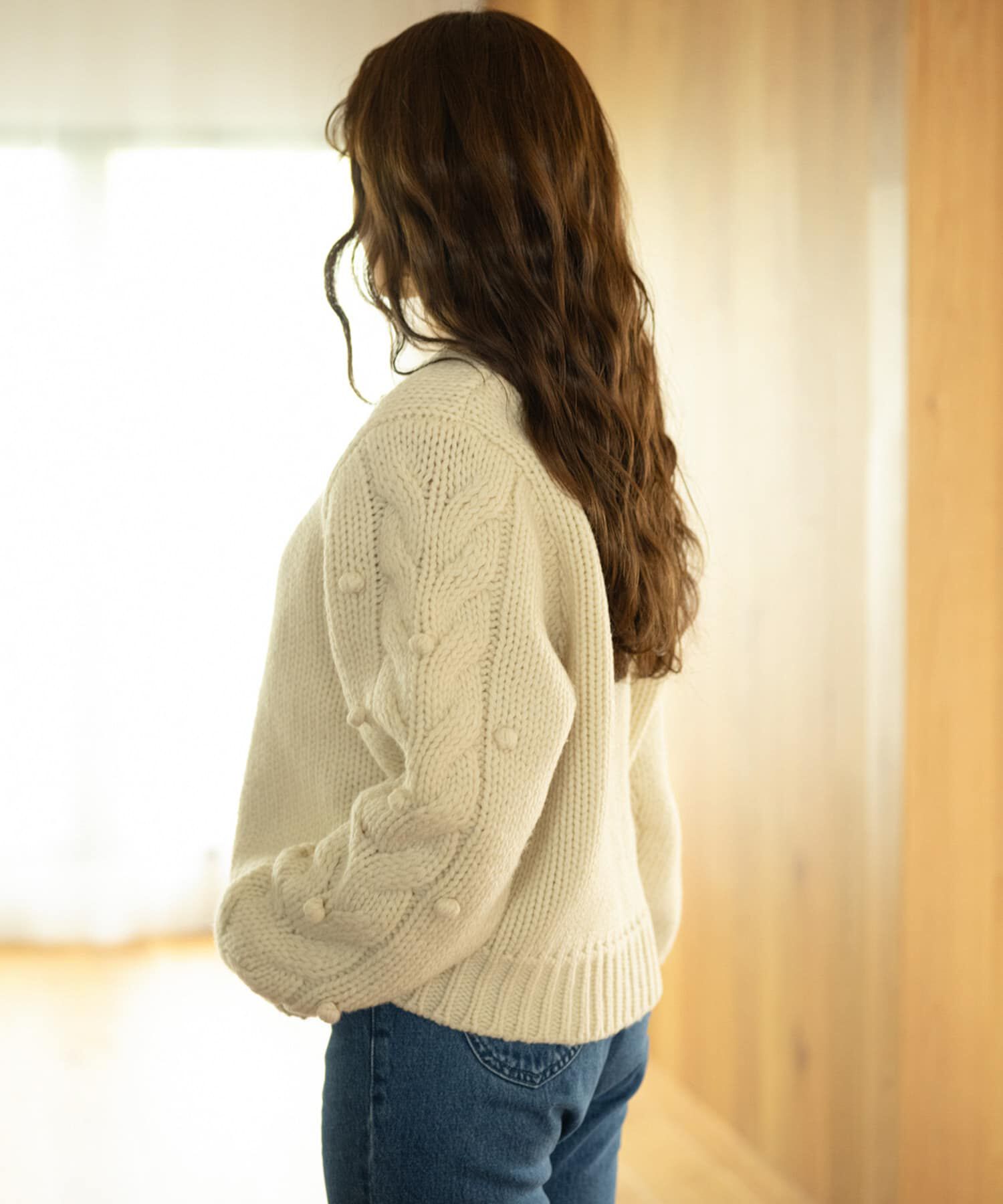 Sonny Label 「『WEB/一部店舗限定』NaokoTakayamaニットカーディガン」|カーディガン|