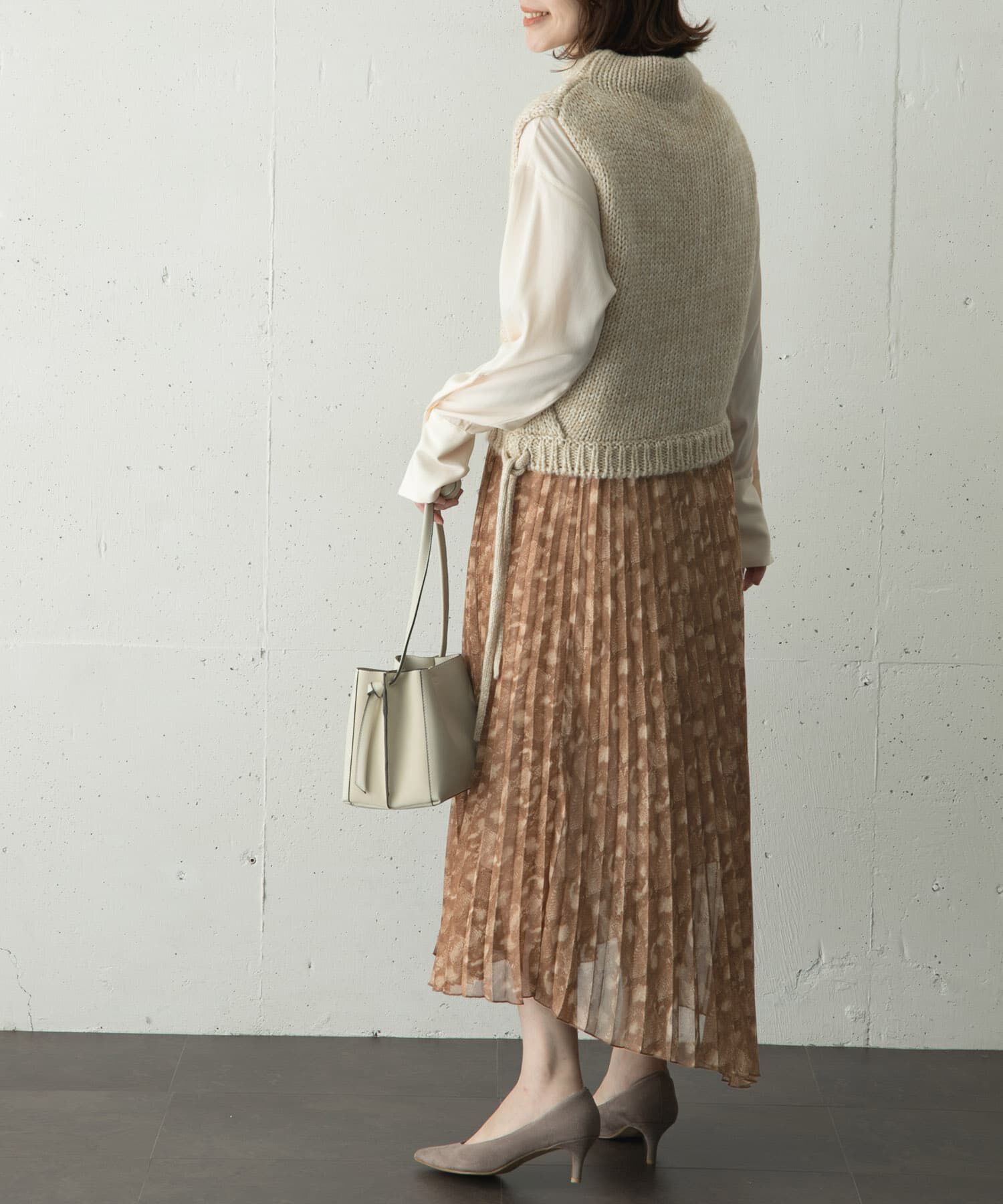 URBAN RESEARCH ROSSO「スネークプリントプリーツスカート&there4;」|スカート|