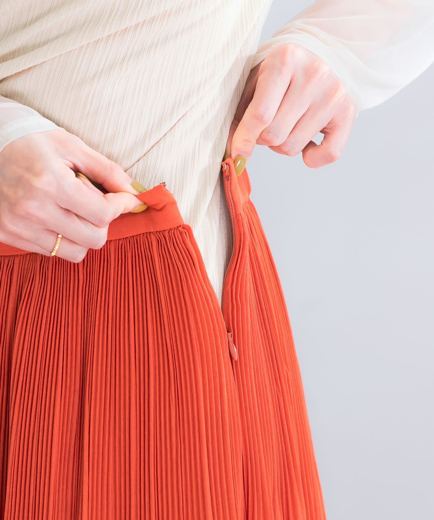 URBAN RESEARCH ROSSO「ランダムプリーツスカート」|スカート|