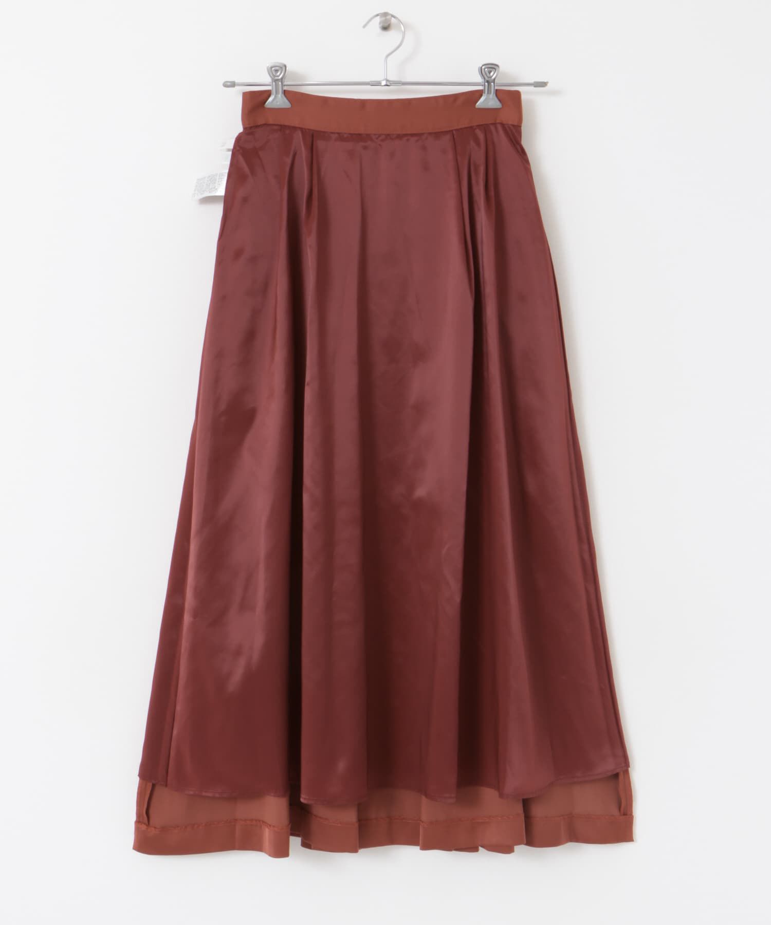 URBAN RESEARCH ROSSO「F by ROSSO　サテンフレアスカート」|スカート|