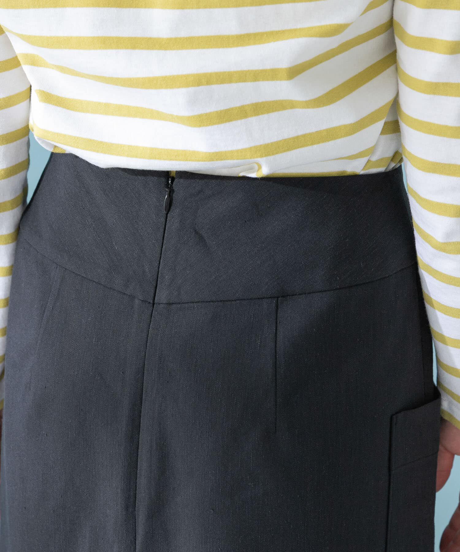 URBAN RESEARCH ROSSO「リネンストレッチスリットスカート」|スカート|