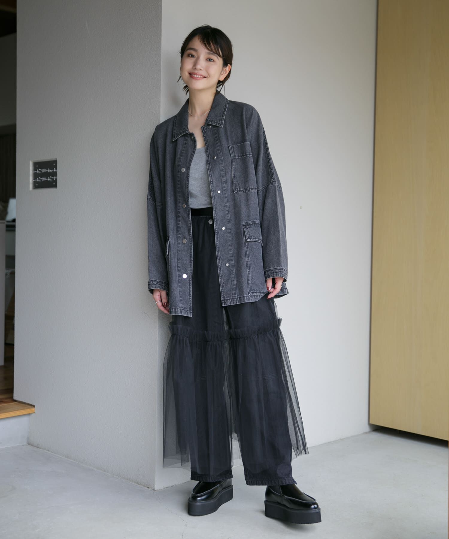 URBAN RESEARCH ROSSO「チュールスカート」|スカート|