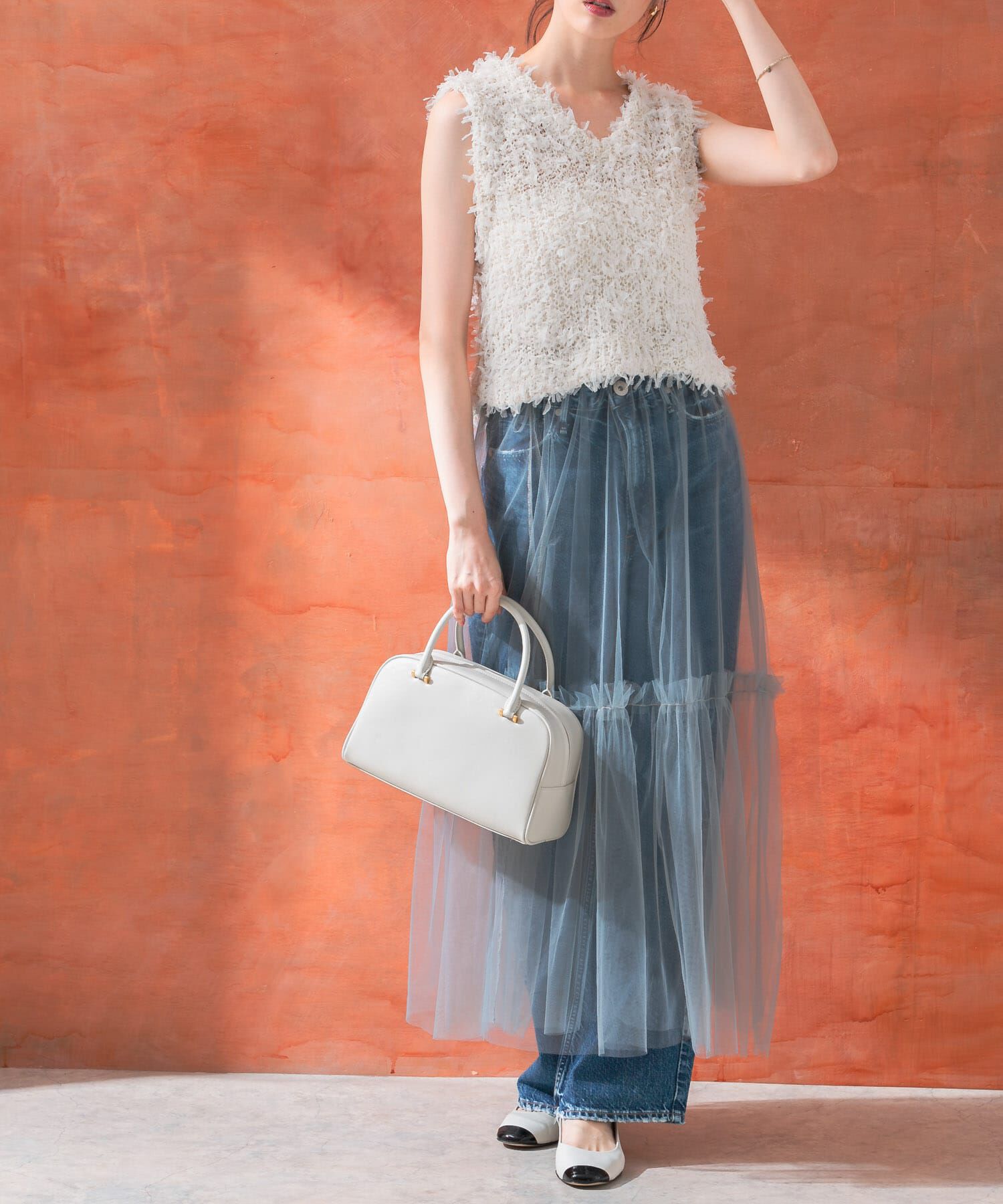 URBAN RESEARCH ROSSO「チュールスカート」|スカート|