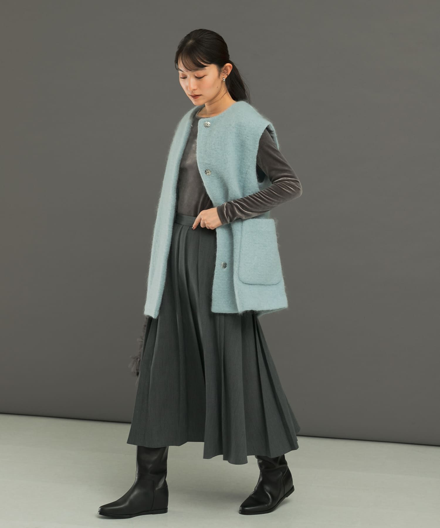 URBAN RESEARCH ROSSO「ランダムプリーツスカート」|スカート|